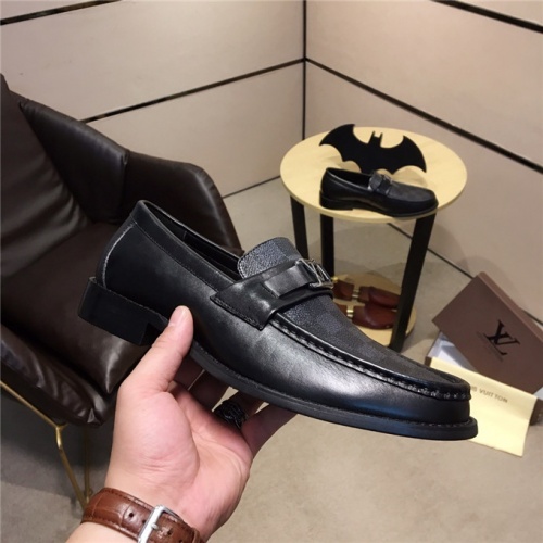 Replica Louis Vuitton LV Leather Shoes For Men #475156 $82.00 USD for Wholesale