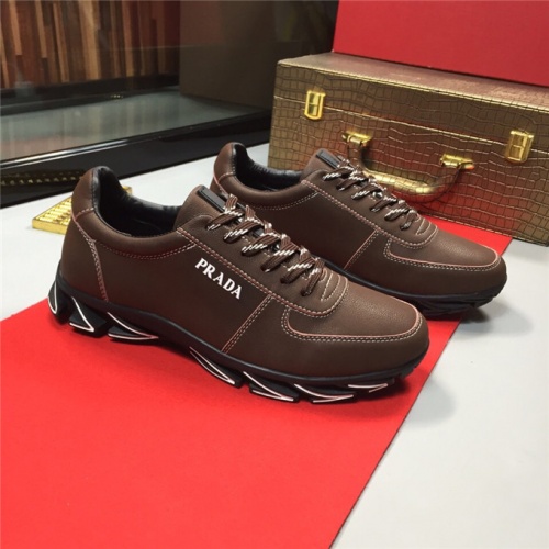 Prada Casual Shoes For Men #475241 $78.00 USD, Wholesale Replica Prada Flat Shoes