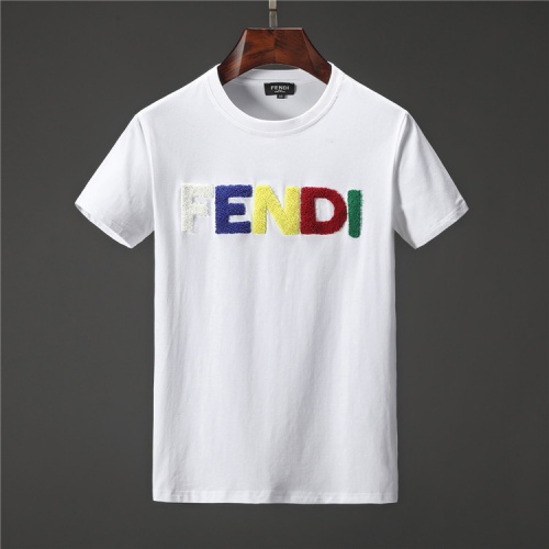 Fendi T-Shirts Short Sleeved For Men #476577 $26.50 USD, Wholesale Replica Fendi T-Shirts