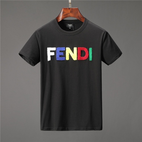 Fendi T-Shirts Short Sleeved For Men #476578 $26.50 USD, Wholesale Replica Fendi T-Shirts