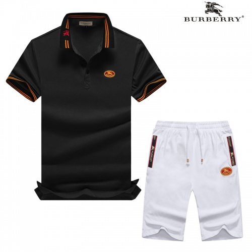 Burberry Tracksuits Short Sleeved For Men #476704 $54.00 USD, Wholesale Replica Burberry Tracksuits