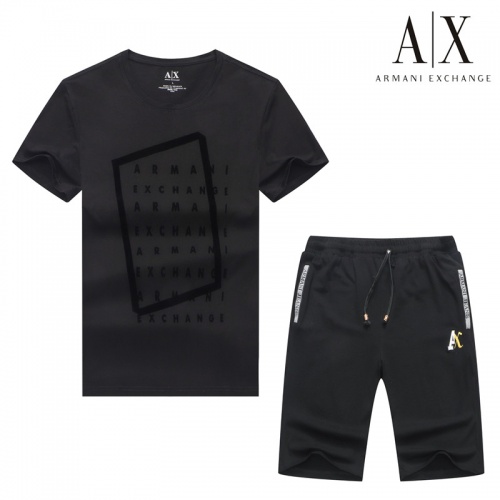 Armani Tracksuits Short Sleeved For Men #476795 $54.00 USD, Wholesale Replica Armani Tracksuits
