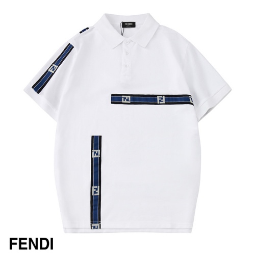 Fendi T-Shirts Short Sleeved For Men #476963 $36.50 USD, Wholesale Replica Fendi T-Shirts
