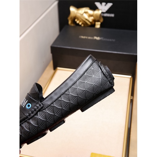 Replica Armani Leather Shoes For Men #477029 $69.00 USD for Wholesale