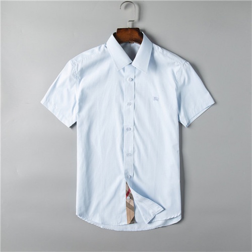 Burberry Shirts Short Sleeved For Men #477328 $34.00 USD, Wholesale Replica Burberry Shirts