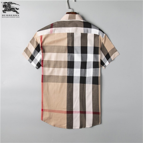 Replica Burberry Shirts Short Sleeved For Men #477331 $34.00 USD for Wholesale