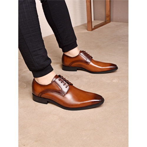 Salvatore Ferragamo SF Leather Shoes For Men #477396 $108.00 USD, Wholesale Replica Salvatore Ferragamo Leather Shoes