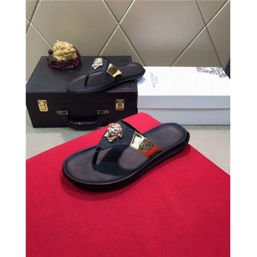 Versace Fashion Slippers For Men #477679 $49.00 USD, Wholesale Replica Versace Slippers