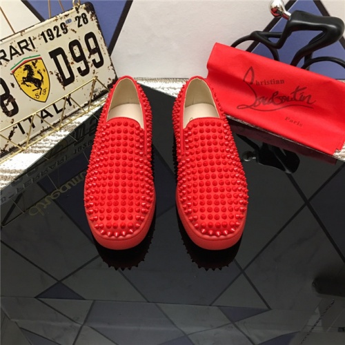 Replica Christian Louboutin CL Shoes For Men #477762 $82.00 USD for Wholesale