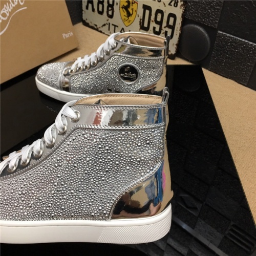 Replica Christian Louboutin CL High Tops Shoes For Men #477764 $82.00 USD for Wholesale