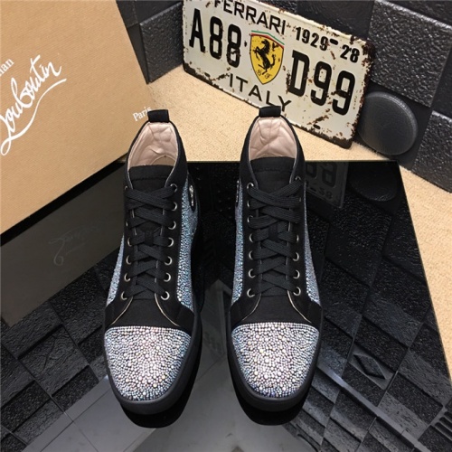Replica Christian Louboutin CL High Tops Shoes For Men #477784 $85.00 USD for Wholesale