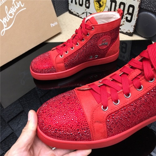 Replica Christian Louboutin CL High Tops Shoes For Men #477785 $85.00 USD for Wholesale