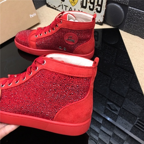 Replica Christian Louboutin CL High Tops Shoes For Men #477785 $85.00 USD for Wholesale