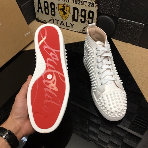 Replica Christian Louboutin CL High Tops Shoes For Women #477827 $85.00 USD for Wholesale