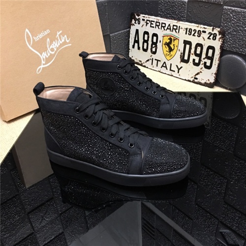 Replica Christian Louboutin CL High Tops Shoes For Women #477834 $82.00 USD for Wholesale