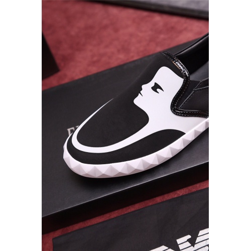 Replica Armani Casual Shoes For Men #478042 $75.00 USD for Wholesale