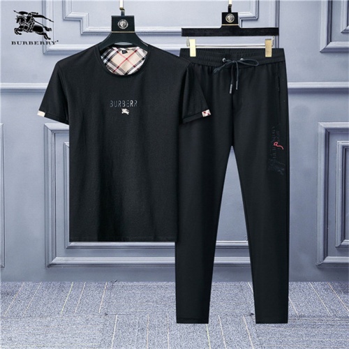 Burberry Tracksuits Short Sleeved For Men #478228 $64.00 USD, Wholesale Replica Burberry Tracksuits