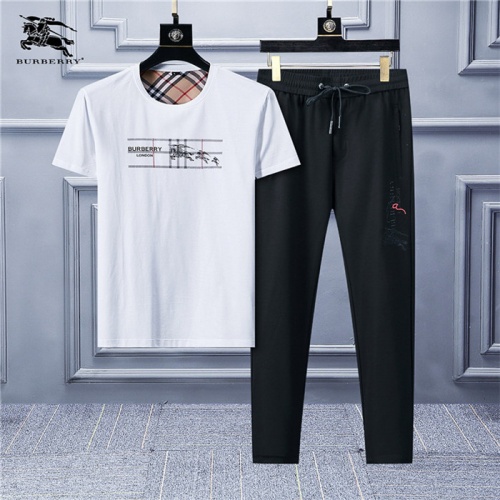 Burberry Tracksuits Short Sleeved For Men #478233 $64.00 USD, Wholesale Replica Burberry Tracksuits
