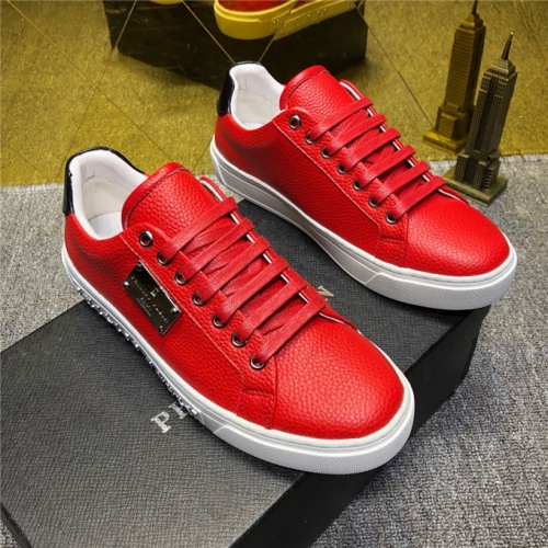 Replica Philipp Plein PP Casual Shoes For Men #478244 $80.00 USD for Wholesale