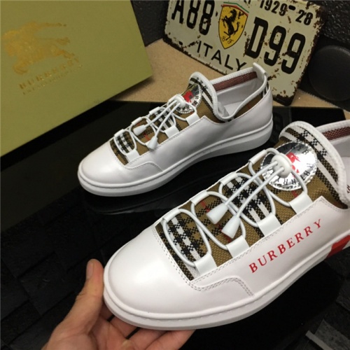 Replica Burberry Casual Shoes For Men #478292 $78.00 USD for Wholesale