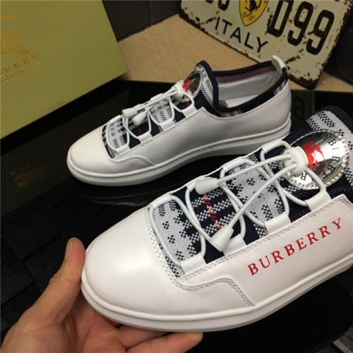 Replica Burberry Casual Shoes For Men #478293 $78.00 USD for Wholesale
