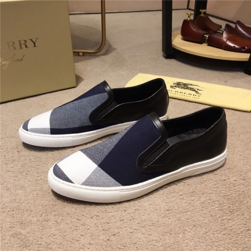 Burberry Casual Shoes For Men #478296 $80.00 USD, Wholesale Replica Burberry Casual Shoes
