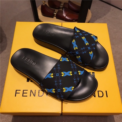Fendi Fashion Slippers For Men #478324 $49.00 USD, Wholesale Replica Fendi Slippers