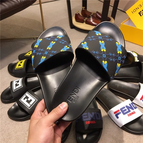 Replica Fendi Fashion Slippers For Men #478324 $49.00 USD for Wholesale