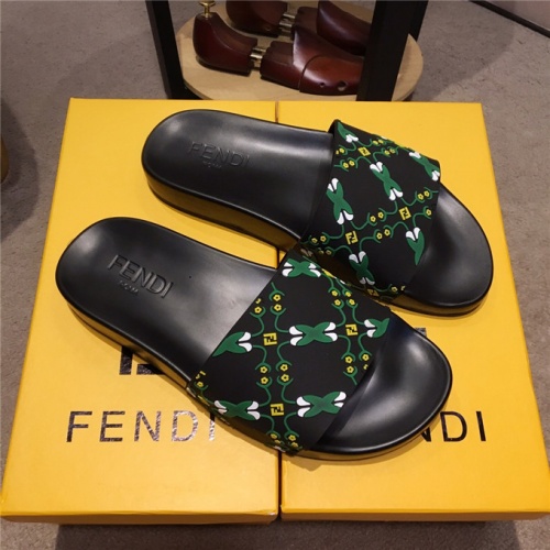 Fendi Fashion Slippers For Men #478325 $49.00 USD, Wholesale Replica Fendi Slippers