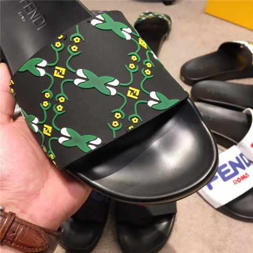 Replica Fendi Fashion Slippers For Men #478325 $49.00 USD for Wholesale