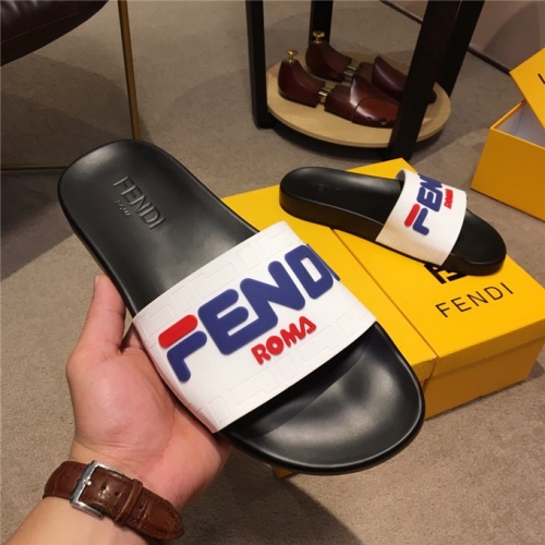 Replica Fendi Fashion Slippers For Men #478326 $49.00 USD for Wholesale