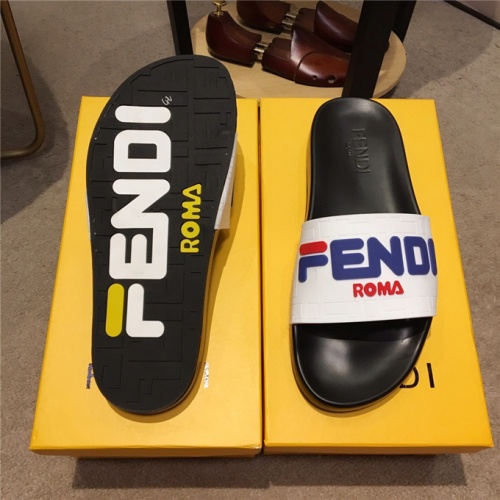 Replica Fendi Fashion Slippers For Men #478326 $49.00 USD for Wholesale