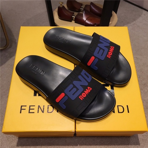 Fendi Fashion Slippers For Men #478327 $49.00 USD, Wholesale Replica Fendi Slippers