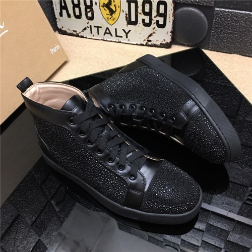Replica Christian Louboutin CL High Tops Shoes For Men #478427 $82.00 USD for Wholesale