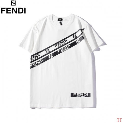 Fendi T-Shirts Short Sleeved For Men #478447 $29.00 USD, Wholesale Replica Fendi T-Shirts