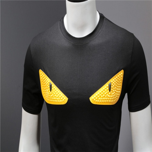 Replica Fendi T-Shirts Short Sleeved For Men #478827 $29.00 USD for Wholesale