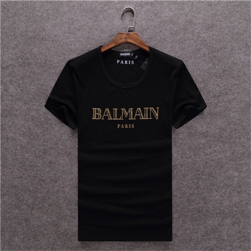 Balmain T-Shirts Short Sleeved For Men #478831 $22.00 USD, Wholesale Replica Balmain T-Shirts