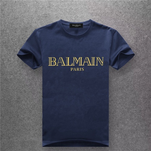 Balmain T-Shirts Short Sleeved For Men #478971 $25.00 USD, Wholesale Replica Balmain T-Shirts