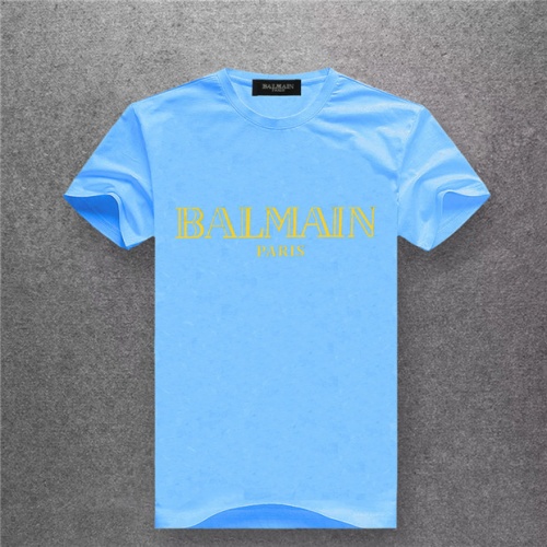 Balmain T-Shirts Short Sleeved For Men #478976 $25.00 USD, Wholesale Replica Balmain T-Shirts