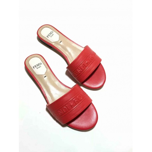 Replica Fendi Fashion Slippers For Women #479139 $60.00 USD for Wholesale