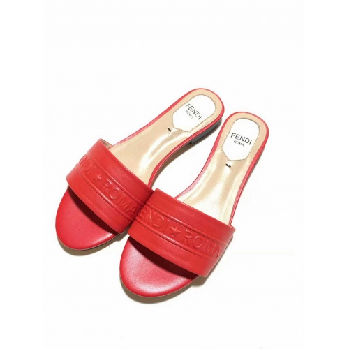 Replica Fendi Fashion Slippers For Women #479139 $60.00 USD for Wholesale