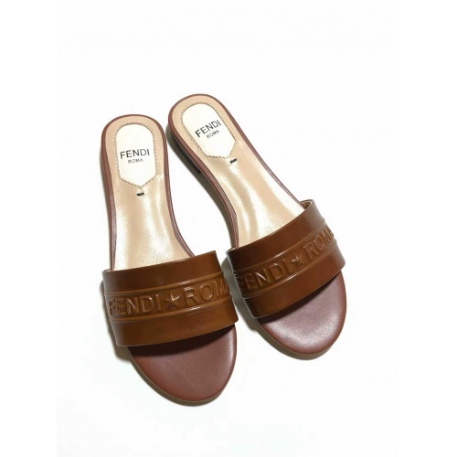 Fendi Fashion Slippers For Women #479142 $60.00 USD, Wholesale Replica Fendi Slippers