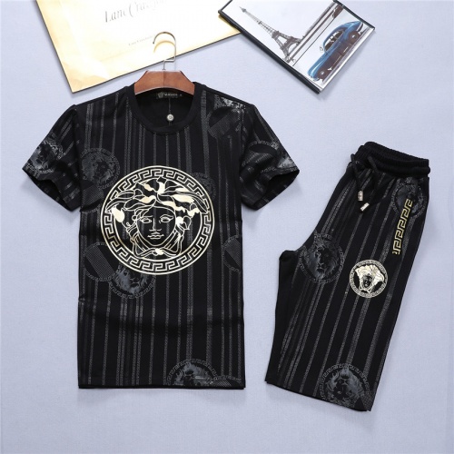 Versace Tracksuits Short Sleeved For Men #479869 $54.00 USD, Wholesale Replica Versace Tracksuits