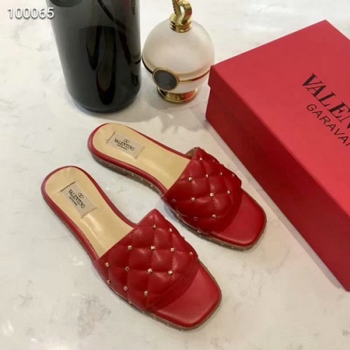 Valentino Fashion Slippers For Women #480730 $60.00 USD, Wholesale Replica Valentino Slippers
