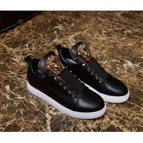 Versace Casual Shoes For Men #480829 $80.00 USD, Wholesale Replica Versace Flat Shoes