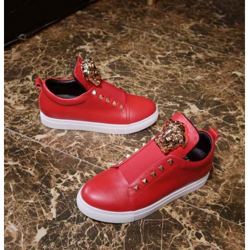 Versace Casual Shoes For Men #480830 $80.00 USD, Wholesale Replica Versace Flat Shoes