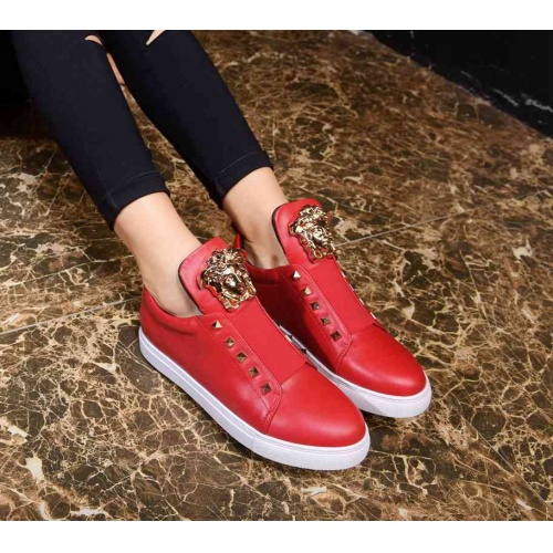 Replica Versace Casual Shoes For Women #480834 $80.00 USD for Wholesale
