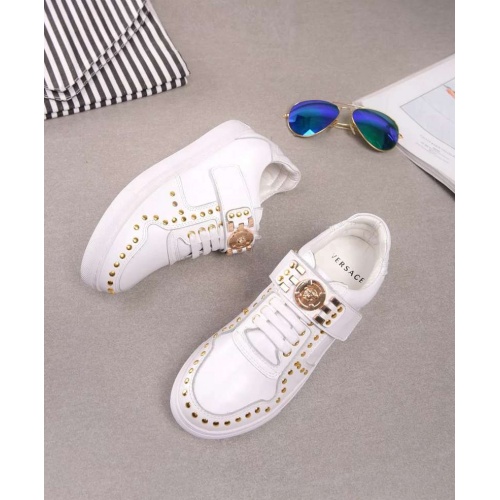Replica Versace Casual Shoes For Men #480850 $80.00 USD for Wholesale
