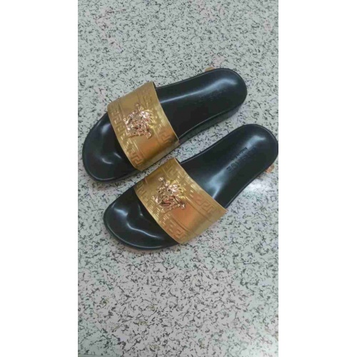 Versace Fashion Slippers For Women #480858 $60.00 USD, Wholesale Replica Versace Slippers