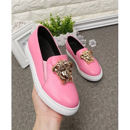 Replica Versace Casual Shoes For Women #480872 $75.00 USD for Wholesale